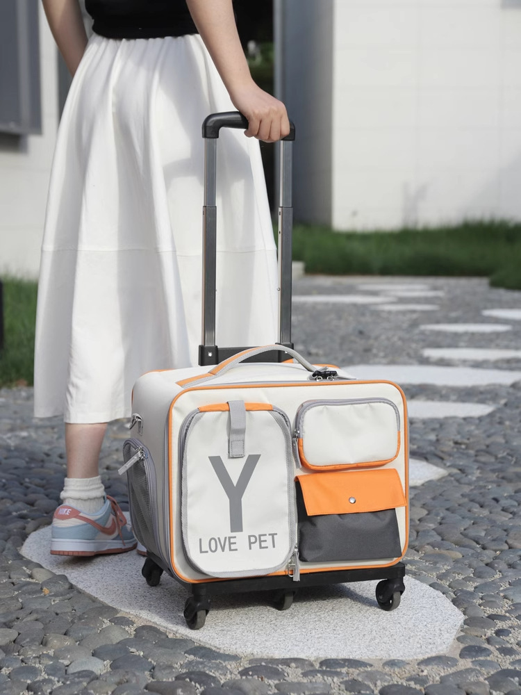 cat carrier with wheels