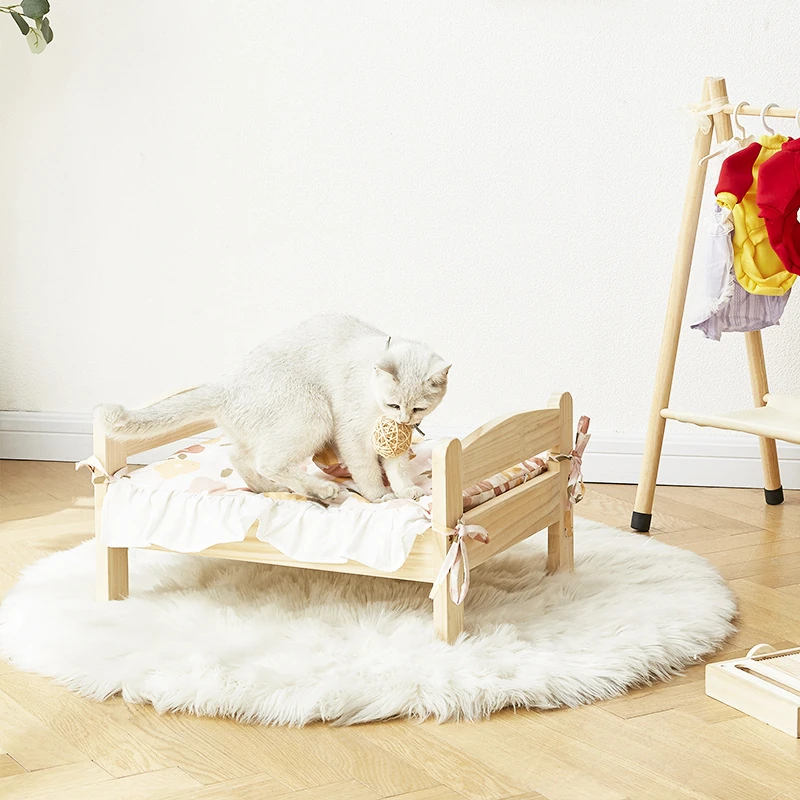 All-Season_Solid_Wood_Pet_Bed_with_Removable_Washable_Mattress_gallery_01.webp